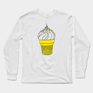 Swirl Ice Cream Long Sleeve T-Shirt